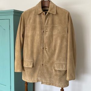 Vintage Banana Republic 100% Suede Jacket. Ready to wear. Mens Small.